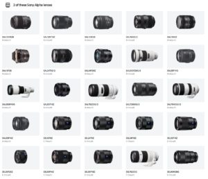 Sony Imaging-Pro-Support-lenses1-filmplusgear-com