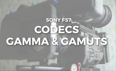 A guide to Codecs, Gamma and Gamuts for the Sony FS7